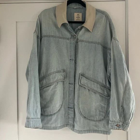 We the free lemon denim jacket - Picture 6 of 10